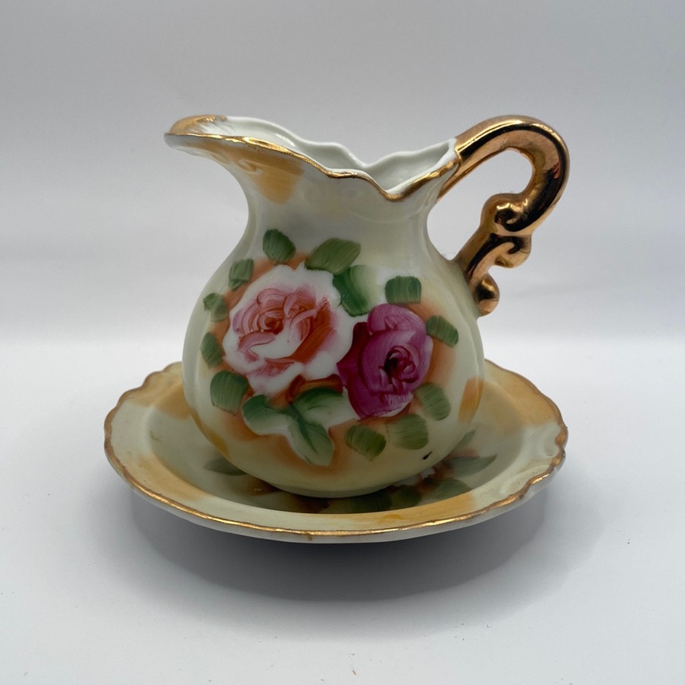 Vintage Japan Miniature Pitcher & Basin Set